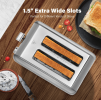 Automatic furnace breakfast toast multifunctional toaster SUS304 5 bake brown level high lift bar 3 functions-thaw / heat / cancel