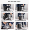multifunctional electric power juicer 110V centrifugal juicer modern vertical stirring mini crushing without BPA household food stirring