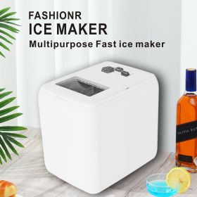 Ice Maker Ice Maker Countertop 44LBS Ice Maker Home Use Outdoor Use Ice Maker 20KG (Color: White)
